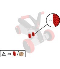 Педаль BERG GO² SparX Red (2 шт.)