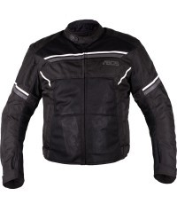 Vīriešu motocikla jaka BOS Laganas - Full Black