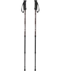 Nordic Walking Telescopic Poles inSPORTline Treking - Dark Brown