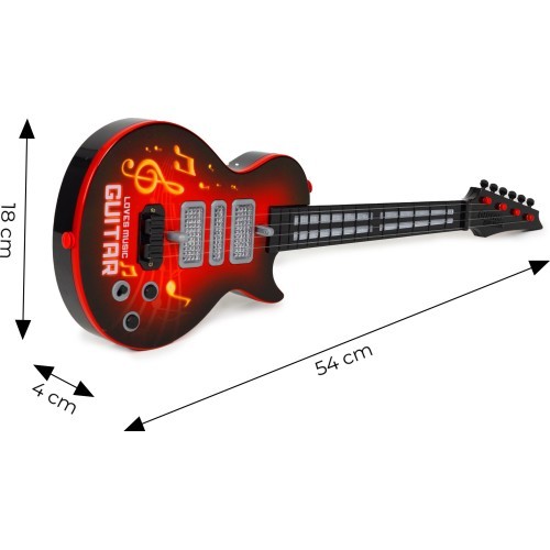 Bērnu roka ģitāra ar melodijām un mācīšanās funkciju