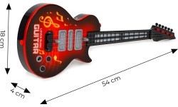 Bērnu roka ģitāra ar melodijām un mācīšanās funkciju