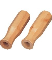 Rokturis futbola mačam, brūns, koka