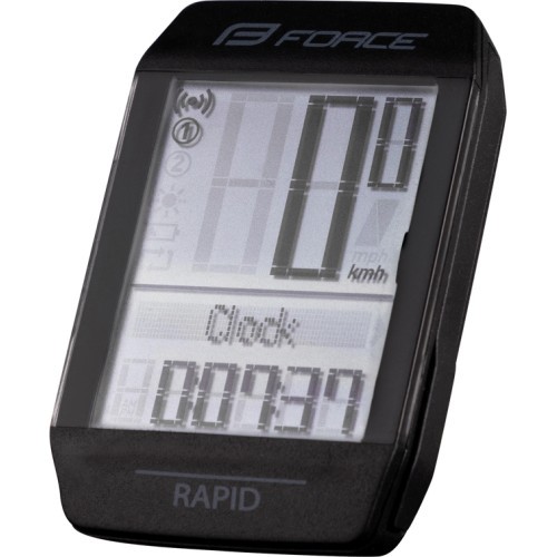 Velodators FORCE Rapid 16f bezvadu, melns