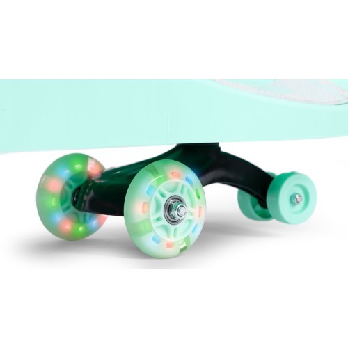 Bērnu mašīna Gravity ar LED riteņiem, zaļa, ECOTOYS