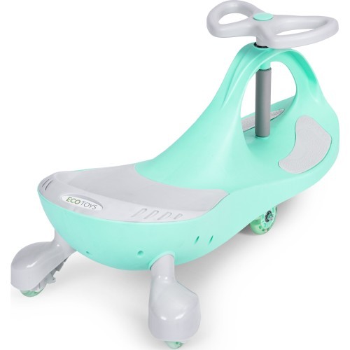Gravity ride vehicle for kids LED wheels green ECOTOYS