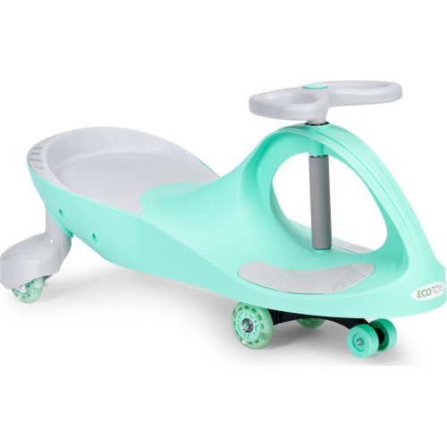 Gravity ride vehicle for kids LED wheels green ECOTOYS