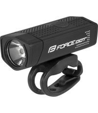 FORCE Dot 300LM USB priekšējais lukturis, melns