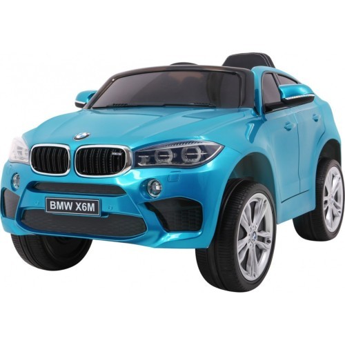 Elektromobilis BMW X6M, zils