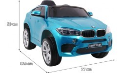 Электромобиль BMW X6M, синий