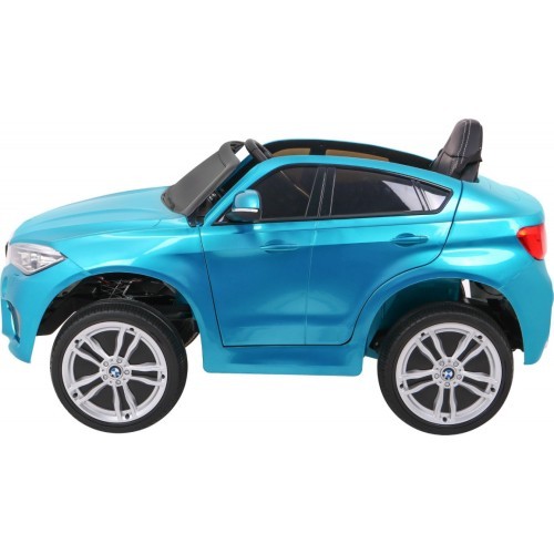 Elektromobilis BMW X6M, zils