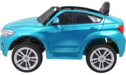 Elektromobilis BMW X6M, zils