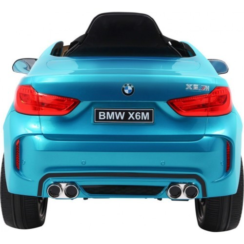 Elektromobilis BMW X6M, zils