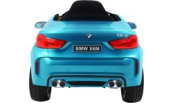 Elektromobilis BMW X6M, zils