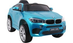 Elektromobilis BMW X6M, zils