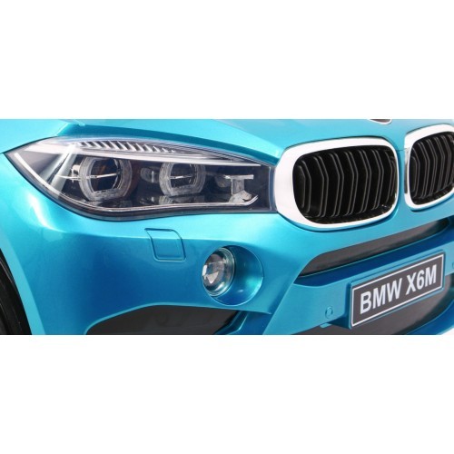 Elektromobilis BMW X6M, zils