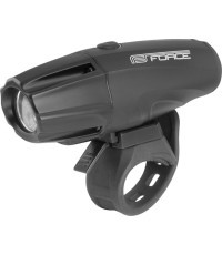 Priekšējais lukturis FORCE Shark 700 USB (melns)
