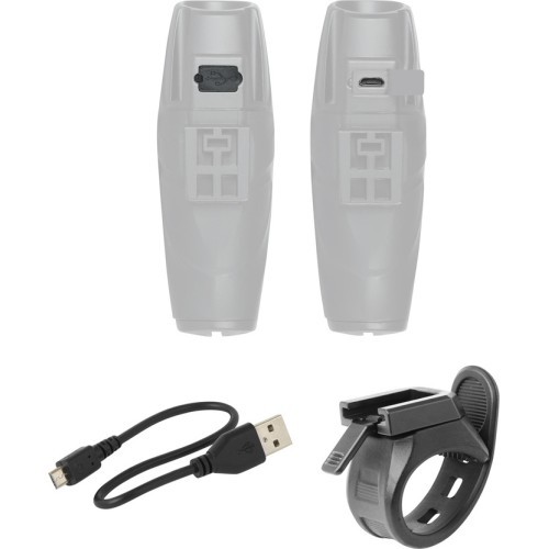 Front light FORCE Shark 700 USB (black)