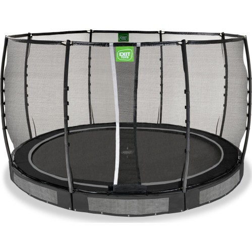 EXIT Allure Premium iegremdējamais batuts ø366 cm – melns