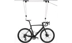 FORCE Lifty Ceiling-Mounted Bike Holder (steel, black)