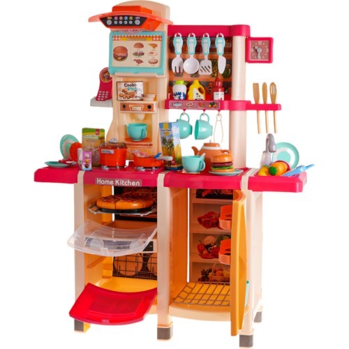 Кухня Кухонный уголок со светом и звуком 42 шт. Розовый