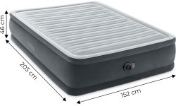 Piepūšamais matracis 203x152cm ar sūkni INTEX 64414ND