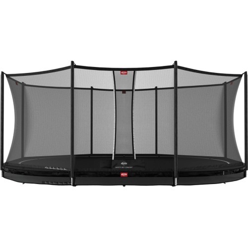 BERG Grand Favorit InGround 520 melns + drošības tīkls Comfort