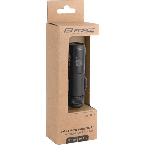 Priekšējais lukturis FORCE Pen 2.0 // 700 LM, USB-C