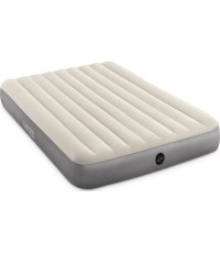 Velūra piepūšamais matracis 203x152 cm Intex 64103
