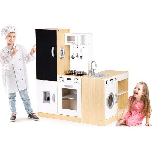 Koka rotaļu virtuve ECOTOYS XXL