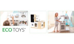 Деревянная игрушечная кухня ECOTOYS XXL