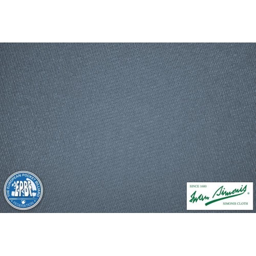 Biljarda audums, Simonis 860 HR, 165 cm, haizivs pelēks