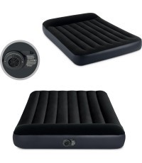 Piepūšamais matracis ar sūkni gulta velūrs Intex 64148ND