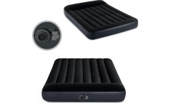 Inflatable mattress with pump bed velour Intex 64148ND