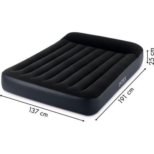 Inflatable mattress with pump bed velour Intex 64148ND