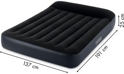 Piepūšams velūra matracis ar sūkni Intex 64148ND