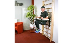 Pie sienas/uz sienas montējami paralēlie stieņi inSPORTline LCR-11114B - Black