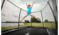BERG Ultim Champion FlatGround 500 Grey + Safety Net DLX XL