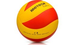 Meteor volejbola bumba - Dzeltens/sarkans
