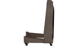 Ratiņi biljarda galda pārvalku pārvadāšanai, pelēki
