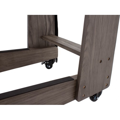 Caddy for transporting cover plates, stained gray