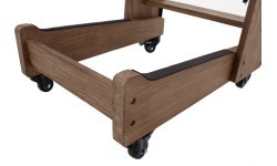 Caddy for Table Covers, Silver Mist Oak