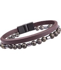 Кожаный браслет W-TEC Cronkroad