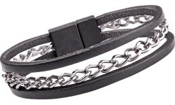 Кожаный браслет W-TEC Cregnesh