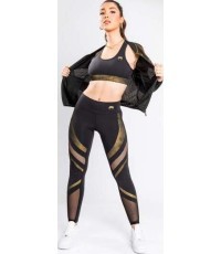 Venum Lightning Legingi 7/8 - Sievietēm - Black/Gold