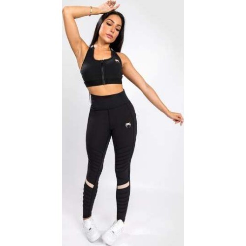Venum Moto Leggings - For Women - Black/Sand