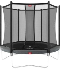 Батут BERG Favorit Regular 200 серый + защитная сетка Comfort
