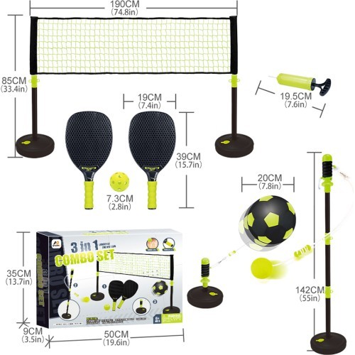 Детский игровой набор 3 в 1 inSPORTline CS190