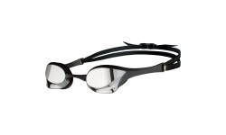 Peldbrilles Arena Cobra UltraSwipe Mirror, melnas/sudraba