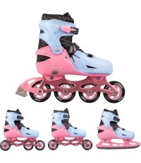 Regulējamas 4-in-1 skrituļslidas inSPORTline Fourtuna