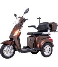 Трехколесный электрический самокат inSPORTline Zorica - Brown